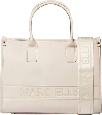 Marc Ellis Deep Bag - Dames - Tassen - Beige - Maat: ONE Size Poliester