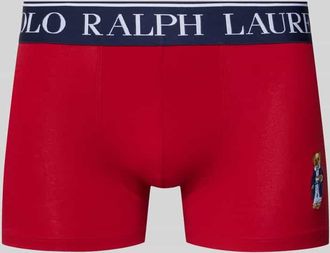 Ralph Lauren Trunks aus Baumwoll-Mix mit Polo Bear in Rot, Gr&ouml;&szlig;e XXL