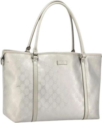 Gucci Pre-owned Tote Bags, female, Gray, Size: ONE SIZE Pre-owned Plastic Tote Bag