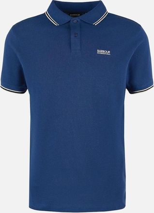 Barbour Mens Barbour International Mens Inky Blue Event Multi Tipped Polo Shirt - Navy - Size: 42
