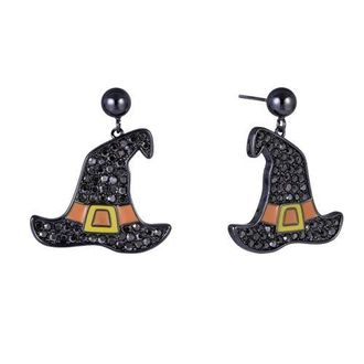 Hallmark Halloween Witch Hat Earrings in Black at Nordstrom