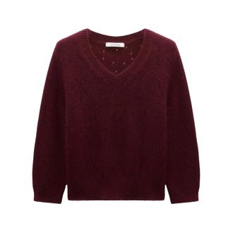 Dorothee Schumacher Dames, Truien, Rood, Maat: XL Kasjmier