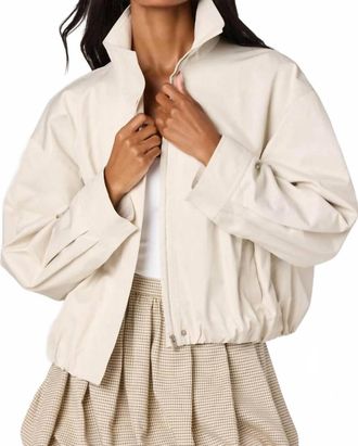 Astr Cooper Jacket In Bone