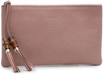 Gucci Pre-owned Clutches, female, Pink, Size: ONE SIZE Pre-owned Leather Clutch