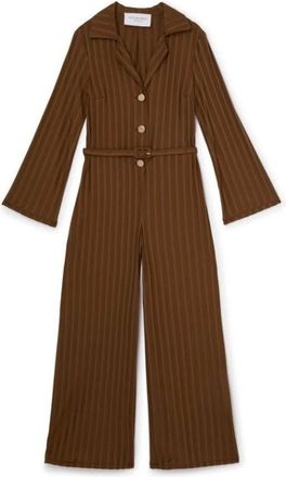Viktor & Rolf Rib Jumpsuit - female - Viktor & Rolf - Jumpsuits - Brown - XS - Jumpsuits & Playsuits