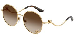 Dolce & Gabbana DG2324 02/13 Womens Sunglasses Gold Size 56