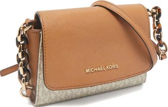 Michael Kors Crossbodytas met monogram - Bruin