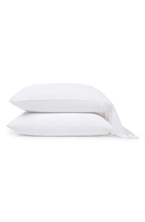 Pom Pom at Home Set of 2 Sateen Pillowcases in White at Nordstrom, Size Standard