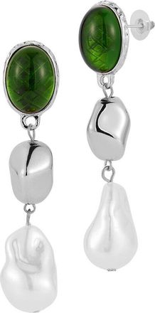 Sphera Milano Silver Plated Cz Earrings