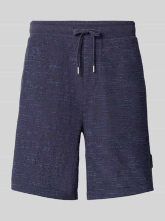 Marc O'Polo Relaxed Fit Sweatshorts aus Baumwoll-Mix in Dunkelblau, Gr&ouml;&szlig;e XXL