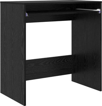 vidaXL Vidaxl - Escritorio Roble negro 77.5 x 43 x 79 cm Madera contrachapada
