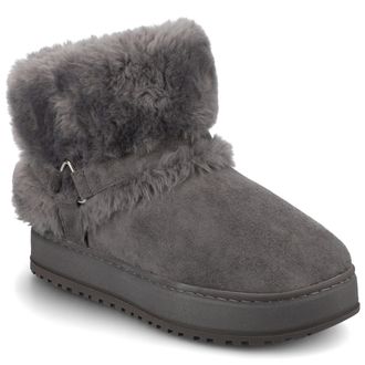 Journee Collection Womens Thada Sherpa Slipper Bootie