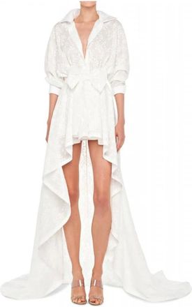 Norma Kamali Dames, Jurken, Wit, Maat: S Katoen