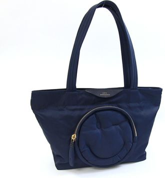 Anya Hindmarch Nylon Leather Tote Bag (Pre-Owned)