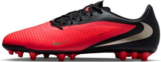Nike Mens Phantom 6 Low Academy Artificial-Grass Soccer Cleats in Red | HQ2322-600