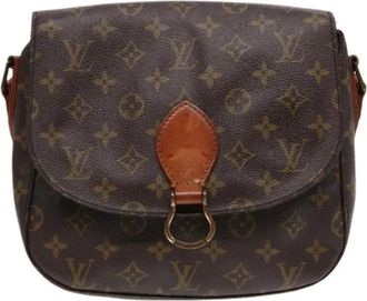 Louis Vuitton Pre-owned Vintage Monogram Schoudertas - Dames - Vintage Schoudertas - Bruin - ONE Size - Leer - Vintage