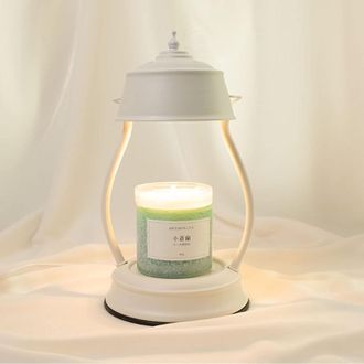 OEM Calentador De Velas Con Temperatura Regulable Y Bombilla (35w) Para Dormitorio, Sal&oacute;n, Oficina O Decoraci&oacute;n (blanco) [clase Energ&eacute;tica A]