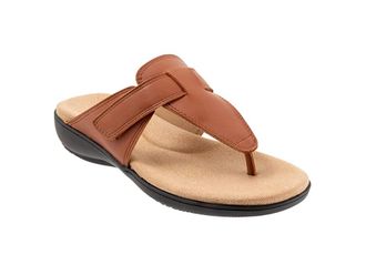 Trotters Robin Womens Sandals Luggage : 6.5 W (D), Leather