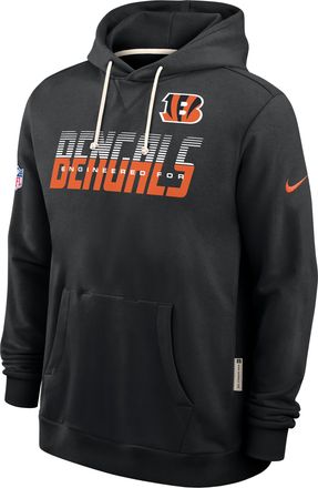 Nike Cincinnati Bengals Sideline Standard Issue Nike Mens Dri-FIT NFL Pullover Hoodie in Black | 03AZ00A9A-SX8