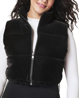 Spanx Two-In-One Velour Fleece Vest