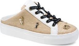 Karl Lagerfeld Cambria Mule Sneaker in Natural/Bright White at Nordstrom Rack, Size 7.5