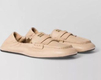 Miu Miu nappa leather loafers
