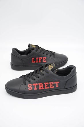 Dolce & Gabbana Heren Leren Lage Sneakers