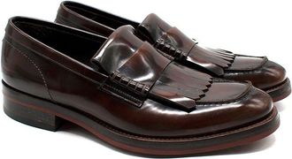 Alexander McQueen Brown Penny Loafers Size 42