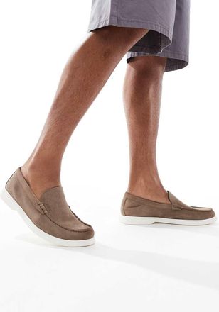 Boss Orange by Hugo Boss Boss - Sienne - Mocassini scamosciati beige-Neutro