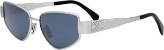 Celine Triomphe Cat Eye Zonnebril - unisex - Zonnebrillen - Grijs - 55 MM - Nylon - Accessoires