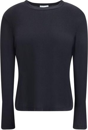 James Perse Black Cotton Womens Sweatshirt