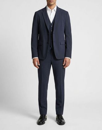 Duno Blazer monopetto in tessuto tecnico con tasche a patta