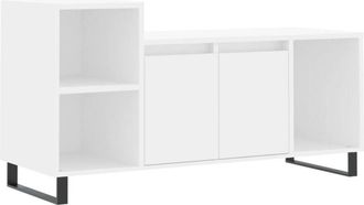 vidaXL Vidaxl - Mueble para tv madera contrachapada blanco 100x35x55 cm