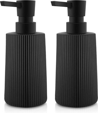 OEM Dispensador De Jab&oacute;n Negro Mate, Juego De 1, Bomba De Jab&oacute;n De Vidrio Para Ba&ntilde;o Y Cocina, 250 Ml, Recargable Para Jab&oacute;n De Manos