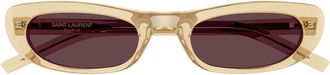 Saint Laurent Sunglasses Sl 557 Shade 007 Yellow/Purple Women