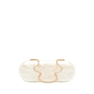 Cult Gaia Tassen, Dames, Wit, ONE Size, Ilaria Clutch