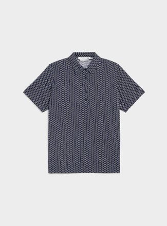 Contemporaine Womens Patterned stretch jersey Polo Shirt shirt