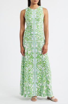 Lilly Pulitzer Ellison Sleeveless Maxi Sundress in Resort White Sol Mates at Nordstrom, Size X-Large