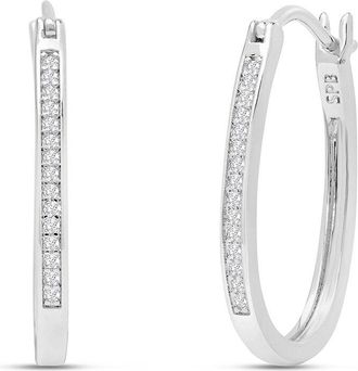 Jaclyn Smith Platinum Plated 0.25 Ct. Tw. Lab-Grown Moissanite Earrings