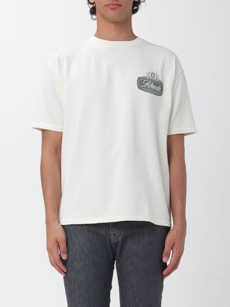 Rhude T-shirt Desert Crest in cotone relaxed fit con logo stampato