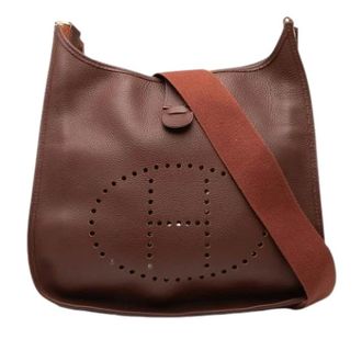 Herm&egrave;s Pre-owned Evelyne I Schoudertas - Dames - Pre-owned - Bruin - Maat: ONE Size Leer