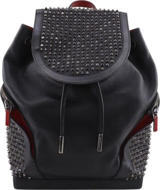 Christian Louboutin Black Leather Backpack (Pre-Owned)