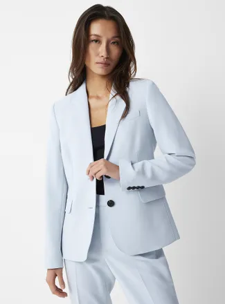 Contemporaine Womens Two-button suiting crepe Blazer Jacket