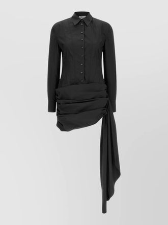 Giuseppe Di Morabito long sleeve shirt dress cuffed draped