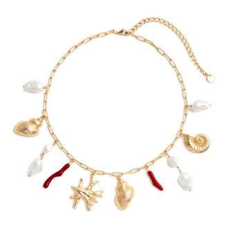 Self Portrait Bijoux Ketting - Dames - Accessoires - Geel - Maat: ONE Size