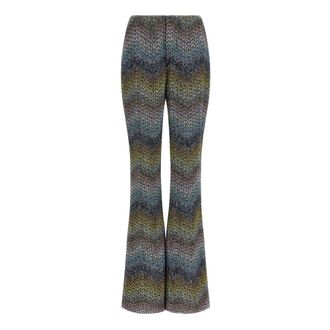 Missoni Wide Trousers, female, Multicolor, Size: XS Caperdoni Trousers