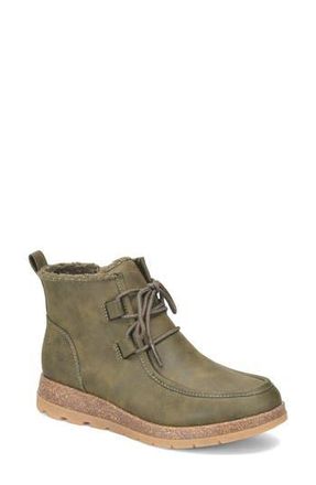 S&ouml;fft Larabee Moc Toe Bootie in Green at Nordstrom Rack, Size 7