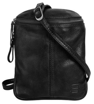 Spikes & Sparrow Umh&auml;ngetasche SPIKES & SPARROW, Damen, Gr. B/H/T: 15cm x 20cm x 7cm onesize, schwarz, Leder, vintage, Taschen Umh&auml;ngetasche, echt Leder