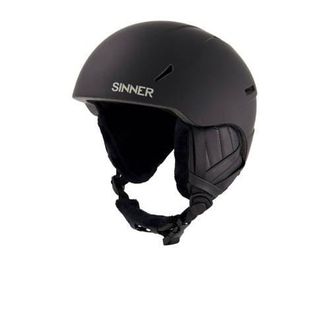 Sinner Senior skihelm Crest mat zwart