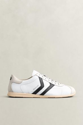 GANT Men Spearclub Leather Sneakers (41) WHITE